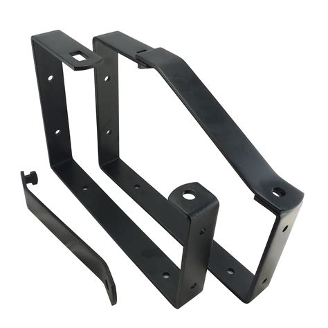 metal bracket for ladder rack|universal lockable ladder storage brackets.